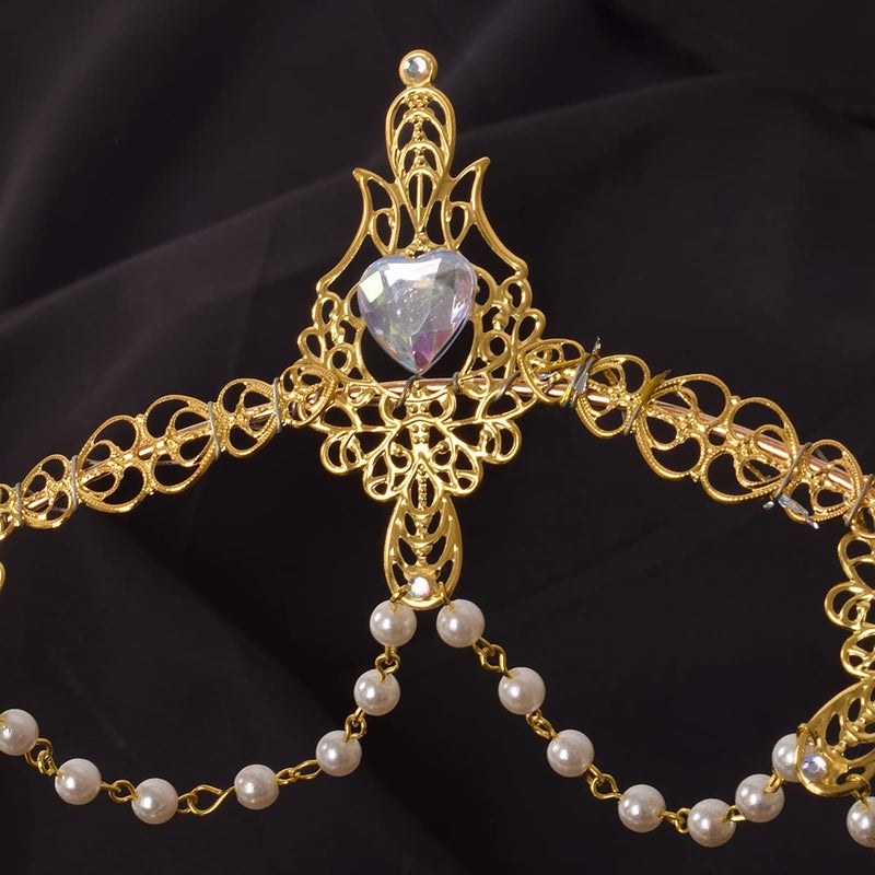 BLESSUME Halo Crown Mary Goddess Headband Women's Halloween Costume Goddess Headpiece (Style 2) - Image 5